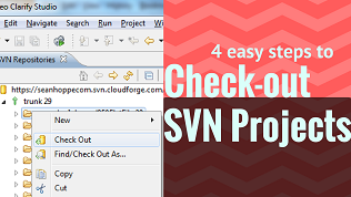 Youtube video of Checking out Cleo Clarify Projects from SVN into Clarify Workspace